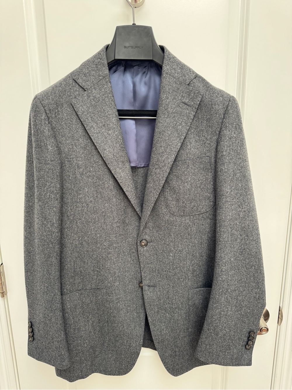 Suitsupply Heather Gray Wool Sport Coat
